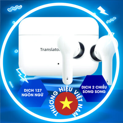 Tai Nghe Phiên Dịch Vtalk Ear – Tai Nghe Phiên Dịch Thương Hiệu Việt Nam, Hỗ Trợ 127 Ngôn Ngữ