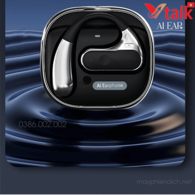 Tai nghe phiên dịch Vtalk AI Ear: Phiên dịch trực tiếp, hỗ trợ 127 ngôn ngữ, thương hiệu Việt Nam